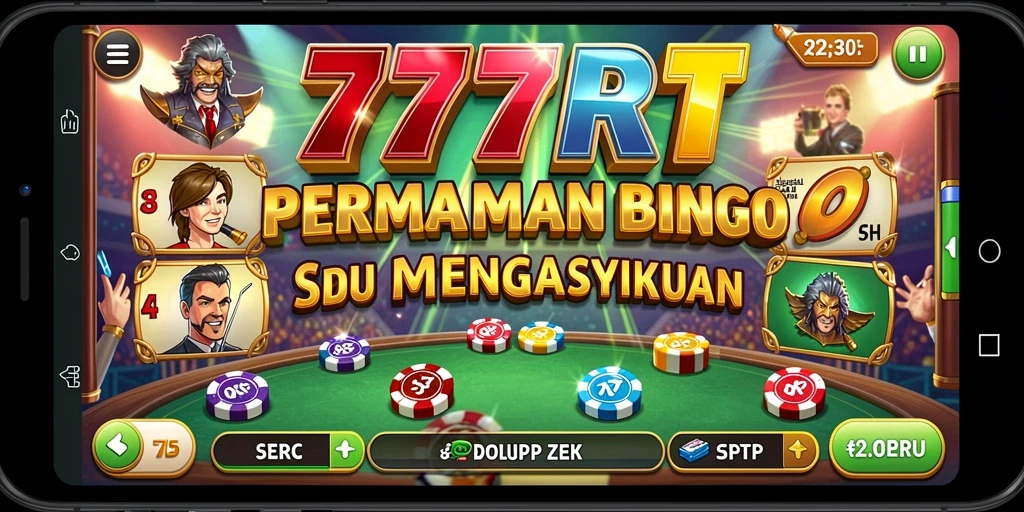 Screenshot gameplay Bingo dari 777RT yang menarik dan interaktif.
