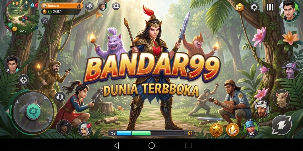 Tampilan gameplay menarik dari dunia terbuka BANDAR99.