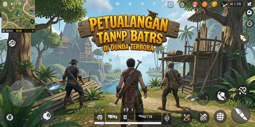 Gameplay seru di dunia terbuka KG778 penuh petualangan.