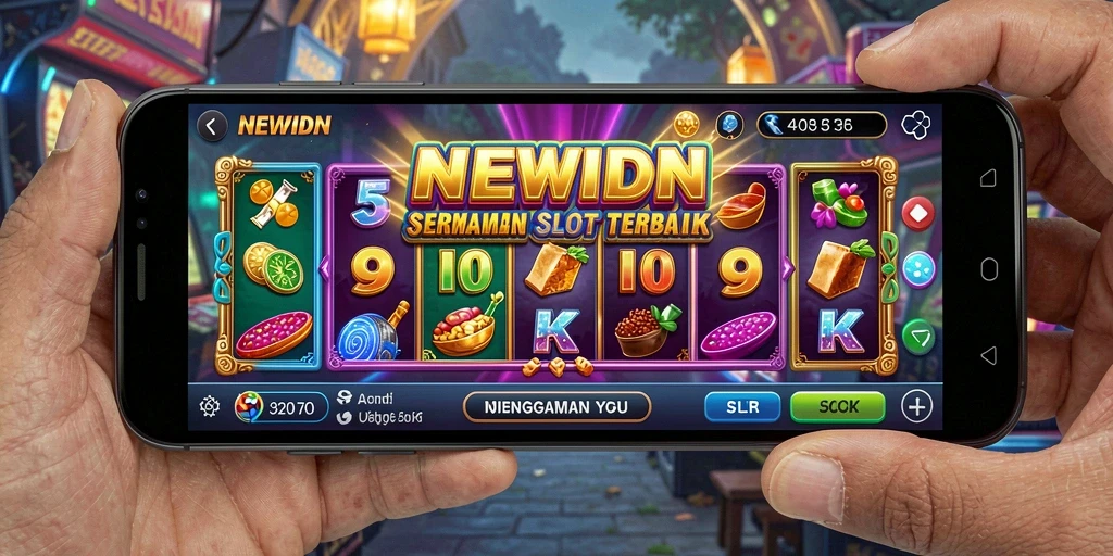 Tangkapan layar gameplay NEWIDN yang menampilkan keseruan permainan Slot.