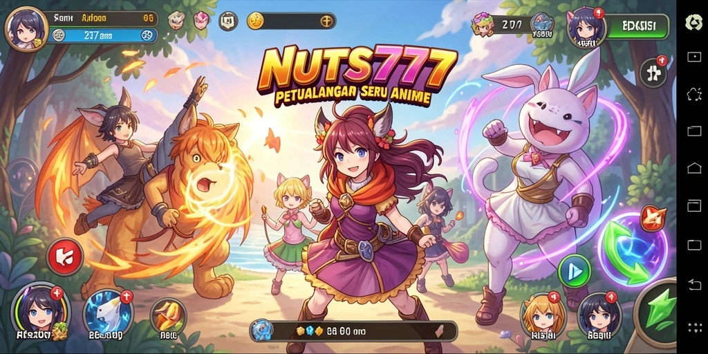 Tampilan gameplay Anime yang menarik dan penuh warna.