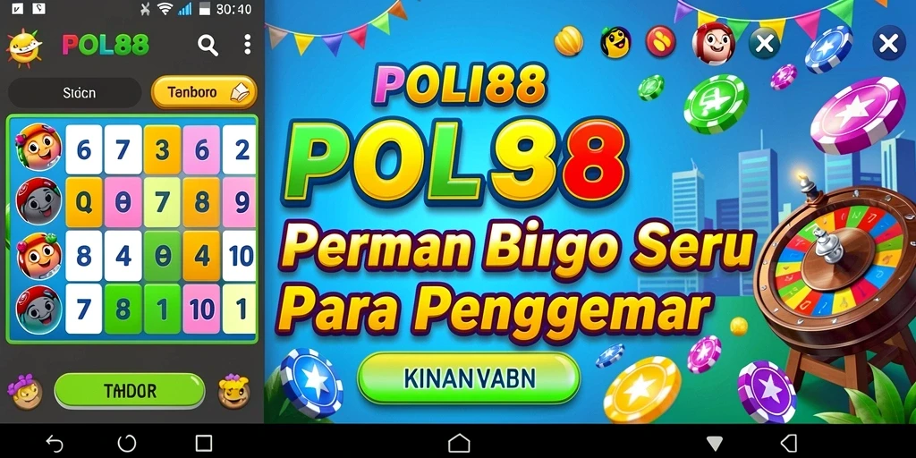 Tampilan gameplay POL88 dengan aksi seru bingo.