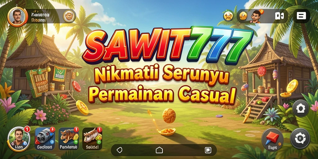 Gambaran gameplay seru dalam SAWIT777 dengan berbagai mini game.