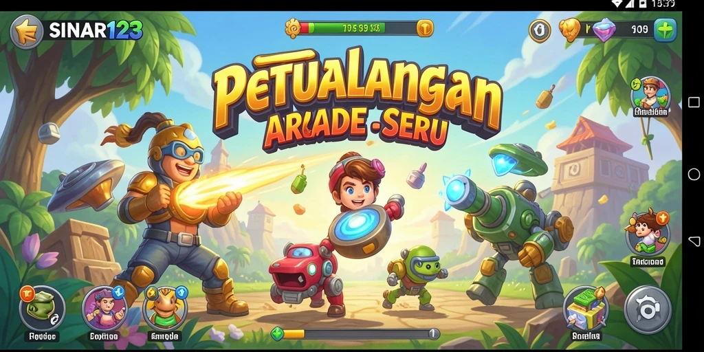 Tangkapan layar SINAR123 menampilkan gameplay seru penuh warna.